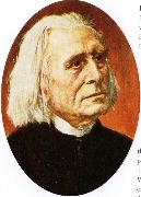 felix mendelssohn a portrait of franz liszt in old age France oil painting artist